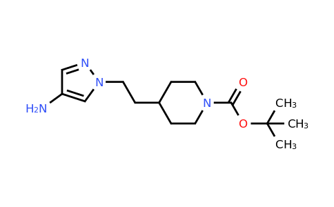 CAS 1029413-43-1 | tert-Butyl 4-(2-(4-amino-1H-pyrazol-1-yl)ethyl)piperidine-1-carboxylate