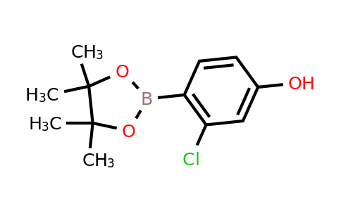 CAS 1029439-70-0 | 3-Chloro-4-(4,4,5,5-tetramethyl-1,3,2-dioxaborolan-2-YL)phenol