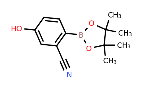 CAS 1029439-74-4 | 5-Hydroxy-2-(4,4,5,5-tetramethyl-1,3,2-dioxaborolan-2-YL)-benzonitrile