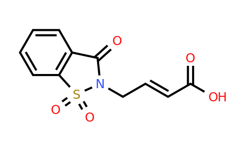 CAS 10295-14-4 | (2E)-4-(1,1-Dioxido-3-oxo-1,2-benzisothiazol-2(3H)-yl)but-2-enoic acid