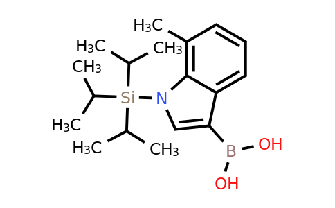 CAS 1029654-35-0 | 7-Methyl-1-(triisopropylsilyl)-1H-indol-3-ylboronic acid