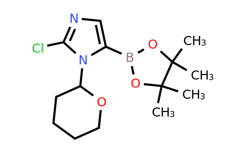 CAS 1029684-36-3 | 2-Chloro-1-(tetrahydro-2H-pyran-2-YL)-1H-imidazole-5-boronic acid pinacol ester