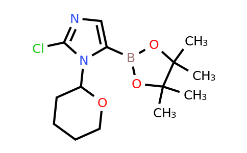 2-Chloro-1-(tetrahydro-2H-pyran-2-YL)-1H-imidazole-5-boronic acid pinacol ester