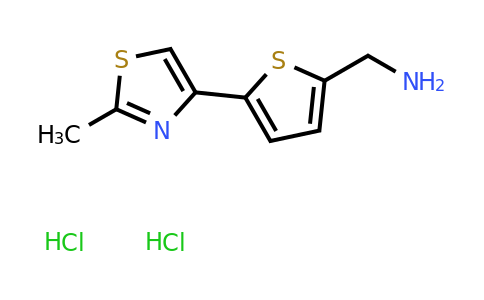 CAS 1030012-47-5 | (5-(2-Methylthiazol-4-yl)thiophen-2-yl)methanamine dihydrochloride