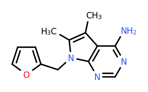 CAS 103026-12-6 | 7-(Furan-2-ylmethyl)-5,6-dimethyl-7H-pyrrolo[2,3-d]pyrimidin-4-amine