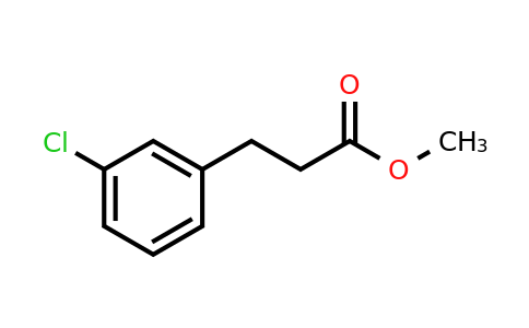 CAS 103040-43-3 | Methyl 3-(3-chlorophenyl)propanoate