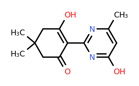 3-Hydroxy-2-(4-hydroxy-6-methylpyrimidin-2-yl)-5,5-dimethylcyclohex-2-enone