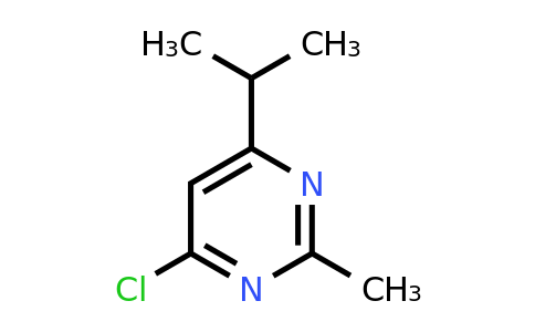 CAS 1030431-70-9 | 4-Chloro-6-isopropyl-2-methylpyrimidine