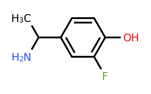CAS 1030444-42-8 | 4-(1-Aminoethyl)-2-fluorophenol