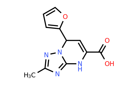 CAS 1030453-35-0 | 7-(Furan-2-yl)-2-methyl-4,7-dihydro-[1,2,4]triazolo[1,5-a]pyrimidine-5-carboxylic acid