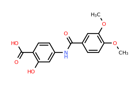 CAS 1030572-38-3 | 4-(3,4-dimethoxybenzamido)-2-hydroxybenzoic acid