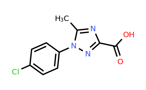 CAS 103058-60-2 | 1-(4-chlorophenyl)-5-methyl-1H-1,2,4-triazole-3-carboxylic acid