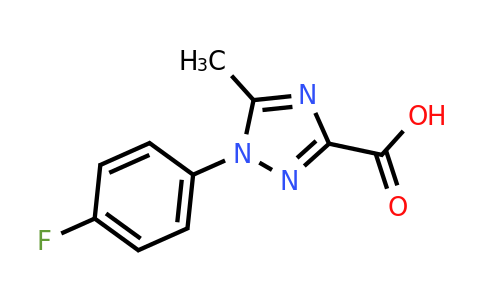 CAS 103058-62-4 | 1-(4-fluorophenyl)-5-methyl-1H-1,2,4-triazole-3-carboxylic acid