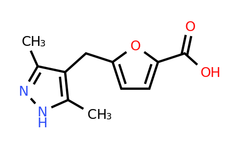 CAS 1030605-63-0 | 5-((3,5-Dimethyl-1H-pyrazol-4-yl)methyl)furan-2-carboxylic acid