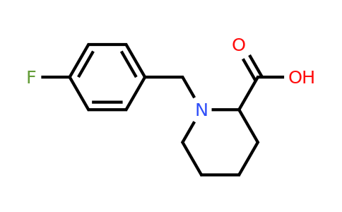 CAS 1030610-75-3 | 1-(4-Fluorobenzyl)piperidine-2-carboxylic acid