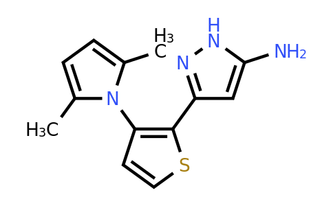 CAS 1030622-14-0 | 3-(3-(2,5-Dimethyl-1H-pyrrol-1-yl)thiophen-2-yl)-1H-pyrazol-5-amine