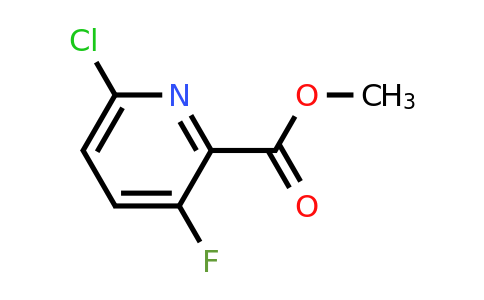 CAS 1030829-21-0 | Methyl 6-chloro-3-fluoropicolinate