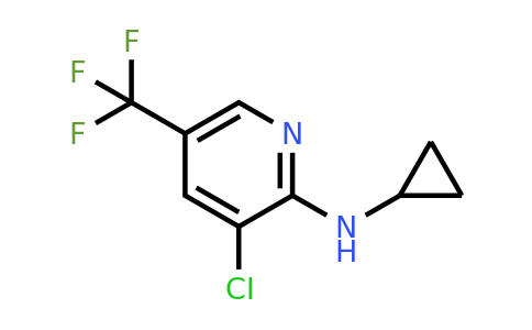 CAS 1031619-96-1 | 3-Chloro-N-cyclopropyl-5-(trifluoromethyl)pyridin-2-amine