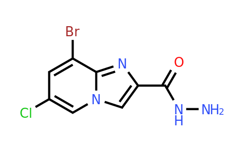CAS 1031927-18-0 | 8-Bromo-6-chloroimidazo[1,2-a]pyridine-2-carbohydrazide
