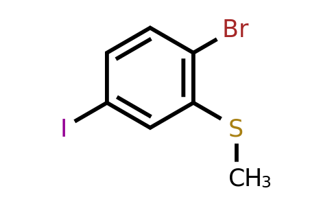 CAS 1032231-26-7 | 1-Bromo-4-iodo-2-(methylthio)benzene
