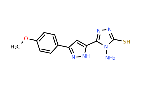 CAS 1032282-87-3 | 4-amino-5-[3-(4-methoxyphenyl)-1H-pyrazol-5-yl]-4H-1,2,4-triazole-3-thiol