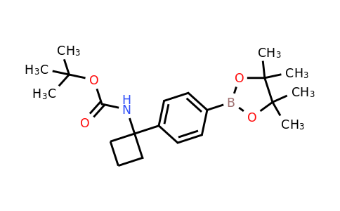 Tert-butyl 1-(4-(4,4,5,5-tetramethyl-1,3,2-dioxaborolan-2-YL)phenyl)cyclobutylcarbamate