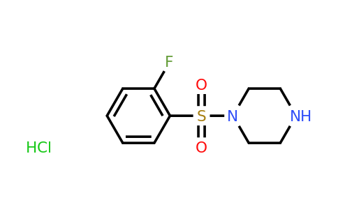 CAS 1032757-97-3 | 1-(2-fluorobenzenesulfonyl)piperazine hydrochloride