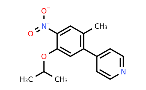 CAS 1032903-62-0 | 4-[2-methyl-4-nitro-5-(propan-2-yloxy)phenyl]pyridine