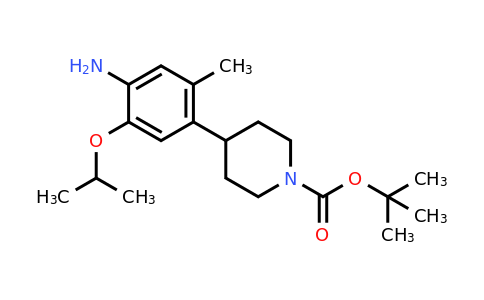 CAS 1032903-63-1 | tert-butyl 4-[4-amino-2-methyl-5-(propan-2-yloxy)phenyl]piperidine-1-carboxylate