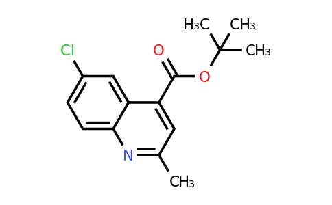 CAS 1033194-62-5 | tert-Butyl 6-chloro-2-methylquinoline-4-carboxylate