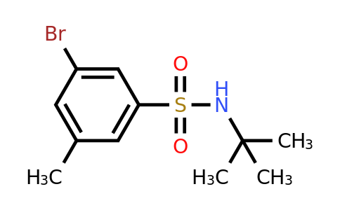 CAS 1033201-97-6 | 3-Bromo-N-(tert-butyl)-5-methylbenzenesulfonamide