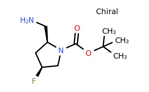 CAS 1033245-12-3 | Tert-butyl (2S,4S)-2-(aminomethyl)-4-fluoro-1-pyrrolidinecarboxylate