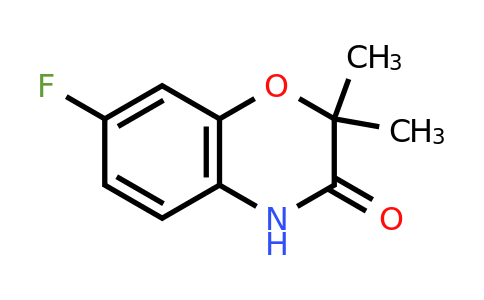 CAS 103362-10-3 | 7-Fluoro-2,2-dimethyl-2H-1,4-benzoxazin-3(4H)-one