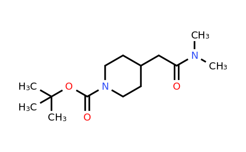 CAS 1033705-58-6 | tert-butyl 4-[(dimethylcarbamoyl)methyl]piperidine-1-carboxylate