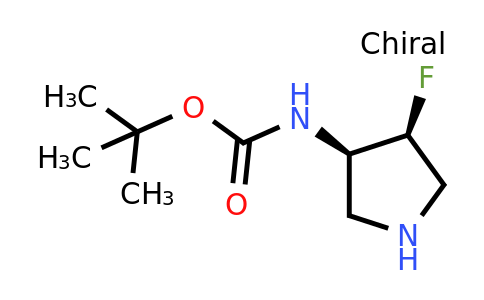 CAS 1033718-91-0 | Carbamic acid, N-[(3R,4S)-4-fluoro-3-pyrrolidinyl]-, 1,1-dimethylethyl ester