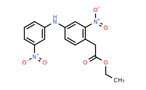 CAS 1033771-61-7 | Ethyl 2-(2-nitro-4-((3-nitrophenyl)amino)phenyl)acetate