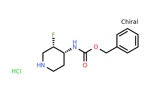 CAS 1034057-93-6 | benzyl N-[(3S,4R)-3-fluoropiperidin-4-yl]carbamate hydrochloride