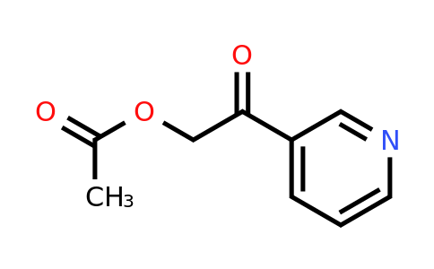 CAS 103440-87-5 | 2-Oxo-2-(pyridin-3-yl)ethyl acetate