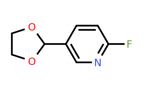 CAS 1034467-47-4 | 5-(1,3-Dioxolan-2-YL)-2-fluoropyridine