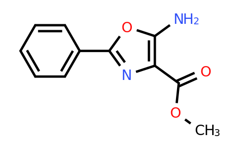 CAS 1034889-77-4 | methyl 5-amino-2-phenyl-1,3-oxazole-4-carboxylate