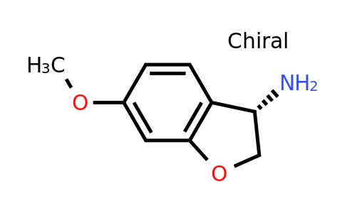 CAS 1034926-63-0 | (S)-6-Methoxy-2,3-dihydrobenzofuran-3-amine