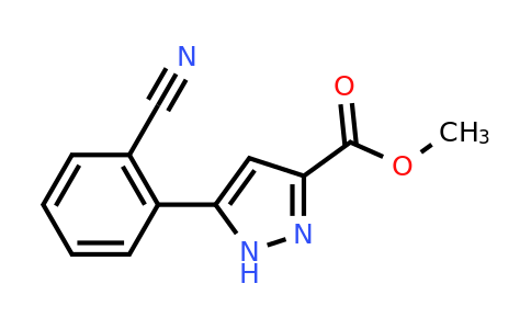 CAS 1035235-09-6 | methyl 5-(2-cyanophenyl)-1H-pyrazole-3-carboxylate