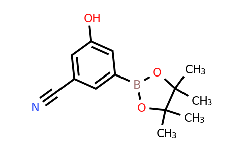 CAS 1035266-34-2 | 3-Hydroxy-5-(4,4,5,5-tetramethyl-1,3,2-dioxaborolan-2-YL)-benzonitrile