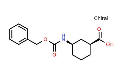 CAS 1035324-87-8 | (1S,3R)-3-(benzyloxycarbonylamino)cyclohexanecarboxylic acid