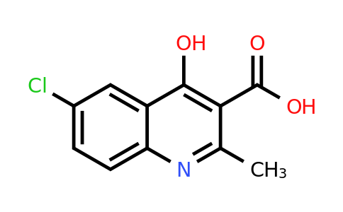 CAS 103566-34-3 | 6-Chloro-4-hydroxy-2-methylquinoline-3-carboxylic acid