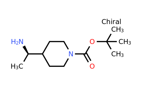 CAS 1036027-86-7 | tert-butyl 4-[(1R)-1-aminoethyl]piperidine-1-carboxylate