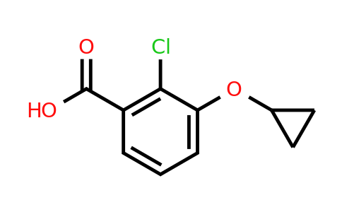 CAS 1036204-45-1 | 2-Chloro-3-cyclopropoxybenzoic acid