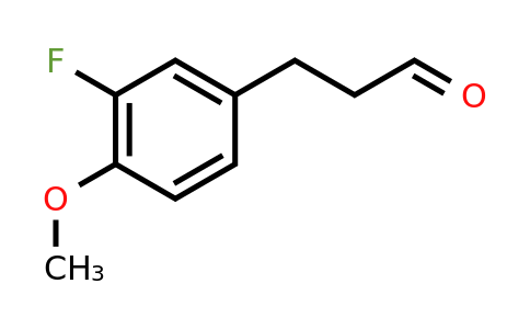 CAS 1036396-31-2 | 3-(3-fluoro-4-methoxyphenyl)propanal