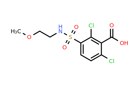 CAS 1036432-71-9 | 2,6-Dichloro-3-[(2-methoxyethyl)sulfamoyl]benzoic acid