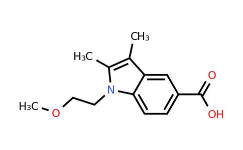 CAS 1036442-64-4 | 1-(2-Methoxyethyl)-2,3-dimethyl-1H-indole-5-carboxylic acid